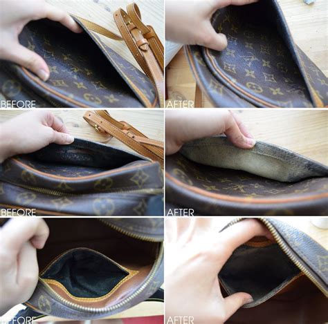 louis vuitton bag feels sticky|sticky louis vuitton lining repair.